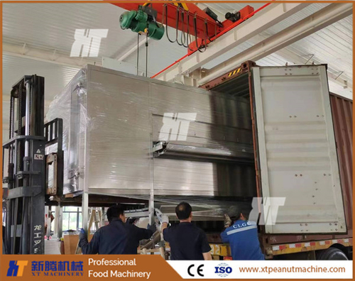 Dernières solutions de l'entreprise Usine de transformation des arachides blanchies 1000 kg/h expédiée en Égypte