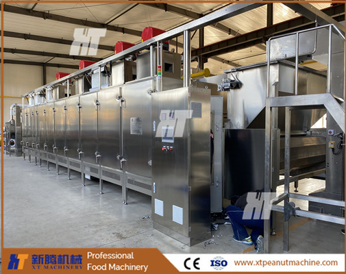 Un bon prix. Machine de torréfaction automatique de pécan de graine de citrouille de machine de torréfacteur des écrous 14.6kw en ligne