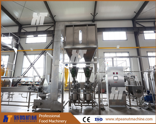 Un bon prix. beurre d'arachide commercial de la machine de meulage du beurre d'amande 200kg/h SUS304 faisant la machine en ligne