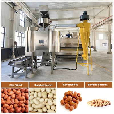 Un bon prix. Une machine de blanchiment de cacahuètes innovante pour le refroidissement industriel avec un taux de noyau complet de 85% en ligne