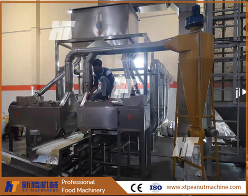 Un bon prix. Ligne de production de machine de blanchiment d'arachide SUS304 Machine d'épluchage d'arachide en ligne