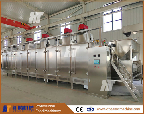Un bon prix. Machine de torréfaction industrielle de noix Noix continue Fourniture d'amande Noix de noix de cajou Noix d'ail en ligne
