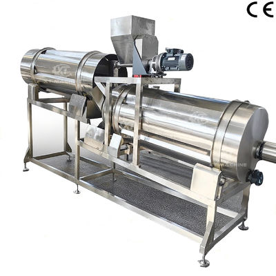Un bon prix. Machine d'aromatisation à double rouleau en acier inoxydable avec déchargement automatique pour l'assaisonnement des aliments de 500 à 1000 kg/h en ligne