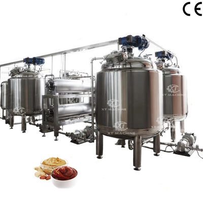 Un bon prix. Cuve de mélange chauffante et isolante de capacité de traitement personnalisée de 400L pour beurre d'amande et beurre de cacahuète en ligne