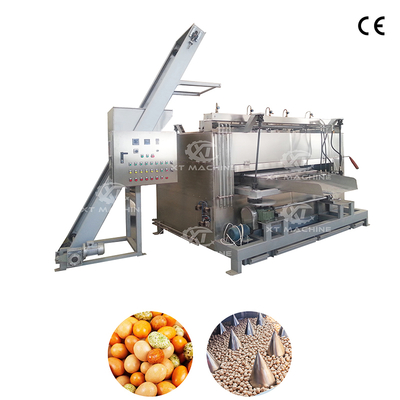 Un bon prix. Machine à rôtir à bascule de noix 50-100 kg/h avec contrôle PLC en ligne