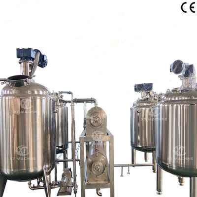 Un bon prix. Industrial Emulsifying Mixing tank Peanut Butter Blending/De-gassing Tank en ligne