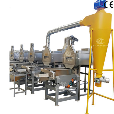 Un bon prix. 500-1000kg/h Peanut Cutting and Blanching Machine Split Nut Blanching Machine With CE Certification en ligne