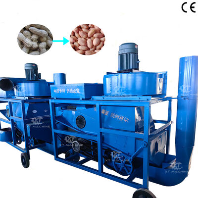 Un bon prix. Machine à décoller des arachides entièrement automatique avec une capacité de 2000 kg/h à 5000 kg/h en ligne