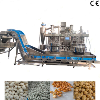 Un bon prix. Vente directe d'usine 500kg/h-1000kg/h Machine d'enrobage de noix Machine à fabriquer des cacahuètes enrobées en ligne