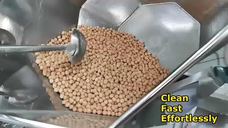 Ligne de production de revêtement et de cuisson de noix