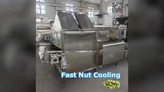 Peanut Cooling Machine 1000kg h Stainless Steel