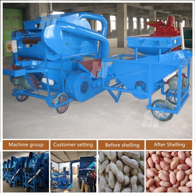 Un bon prix. arachide 11.5kw industrielle écossant la coquille d'arachide de la machine 1000Kg/H enlevant la machine en ligne