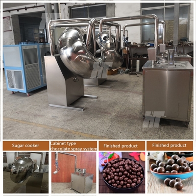Un bon prix. Machine de panoramique de sucrerie de la machine 70kg de revêtement de chocolat de la catégorie comestible 304 avec le polonais en ligne