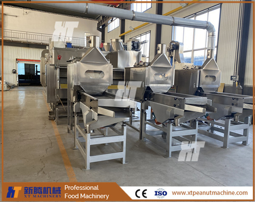 Un bon prix. Peau d'arachide sèche 200kg/h enlevant la machine d'épluchage de peau rouge d'arachide de noisette de machine en ligne