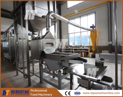Un bon prix. Installation de fabrication avancée d'écrou de machine de blanchiment d'arachide fendue 800-1000kg/h en ligne