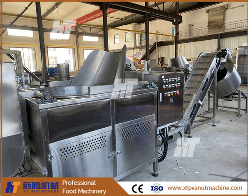 Un bon prix. Machine de friture d'arachides ISO Machine de friture automatique de soja de pois chiches en ligne