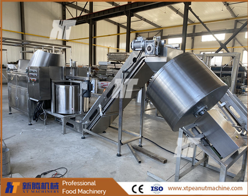 Un bon prix. Noisette automatique industrielle de machine de friteuse d'OIN machine d'assaisonnement de machine d'huilage en ligne