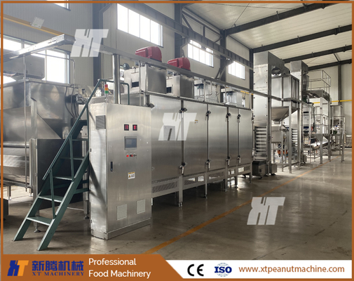 Un bon prix. Machine de torréfaction continue intelligente de soja de machine de torréfaction d'arachide 1000kg/H en ligne