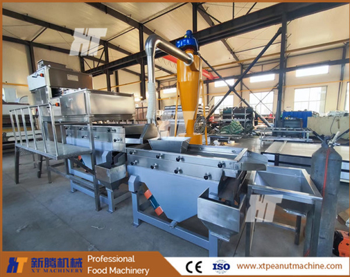 Un bon prix. Arachide commerciale écrasant la coupe sèche d'amande de découpeuse de fruit de la machine 7.5kw en ligne