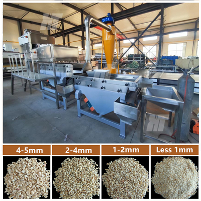 Machine à couper les arachides électrique en acier inoxydable Machine à broyer les arachides Capacité 500 kg