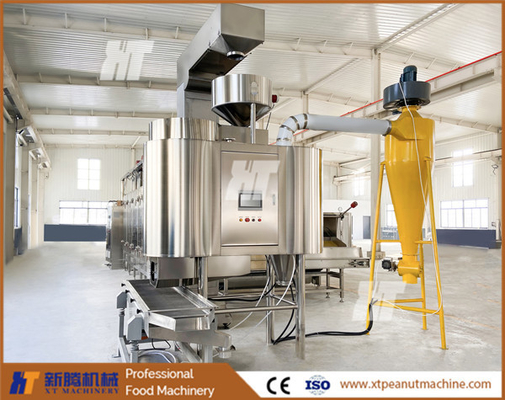 Un bon prix. Machine de blanchiment de cacahuètes rôties de 500 kg personnalisée avec un temps de refroidissement de 10-15 minutes en ligne