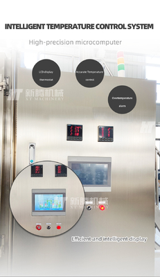 Contrôle PLC Fourniture de cuisson continue de noix Machine de torréfaction de noix