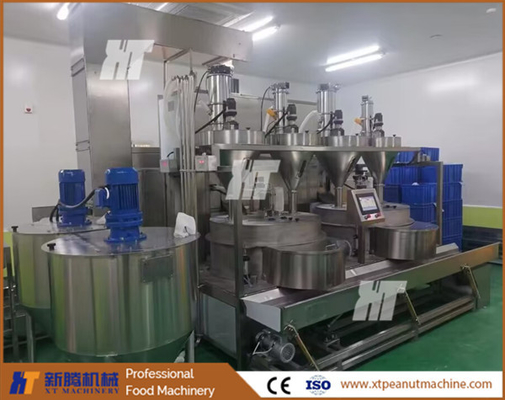 Contrôleur PLC Machine automatique de revêtement de cacahuètes Machine de revêtement de cacahuètes