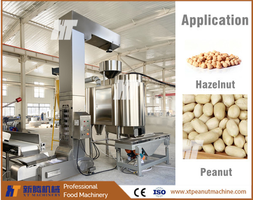 Un bon prix. Ligne de transformation de cacahuètes blanchies à la nouvelle manière Machine de blanchiment des cacahuètes par voie aérienne 1000 kg/h en ligne