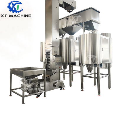 Machine à blanchir les cacahuètes entières à haute capacité, robuste et durable, blanchisseur de noisettes