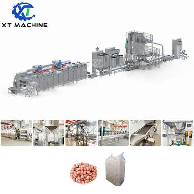 Machine à éplucher les cacahuètes de haute qualité pour l'utilisation en usine, machine à enlever la peau rouge des cacahuètes