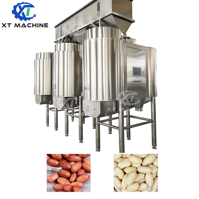 Vente directe d'usine Machine de blanchiment des arachides torréfiées Machine de blanchiment des noisettes Machine de pellicule des arachides