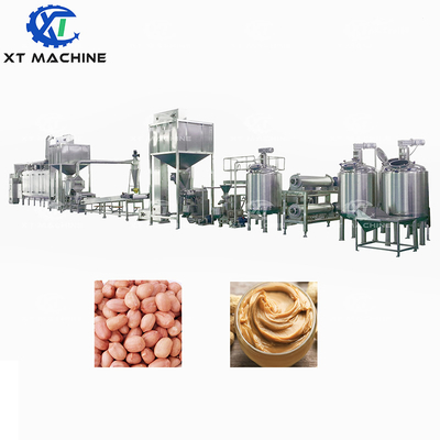 Vente directe d'usine de qualité supérieure de beurre de cacahuète croustillant ligne de production de beurre de cacahuète réservoir de mélange de beurre de cacahuète machine de fabrication de beurre de cacahuète