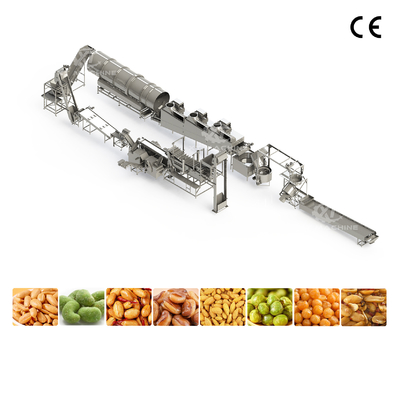 Ligne de production de cacahuètes frites entièrement automatique