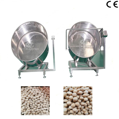 100 kg/h Machine automatique de revêtement au monomère des bonbons à base de cacahuètes