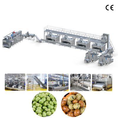 Un bon prix. 1000 kg/h Ligne de production de revêtement et de cuisson des arachides de sésame pour les arachides torréfiées en acier inoxydable 304 en ligne