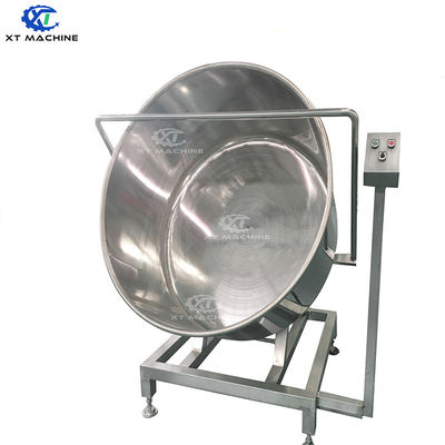 Machine d'enrobage en lots de gros calibre pour collations aux cacahuètes et aux noix enrobées de chocolat