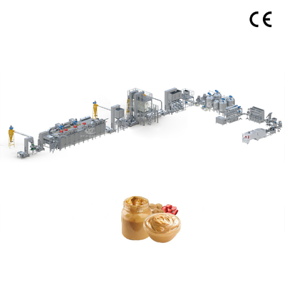 Un bon prix. Fonction de dégazage Ligne de production de beurre de cacahuète croustillant avec réservoir de mélange et machine de fabrication en ligne