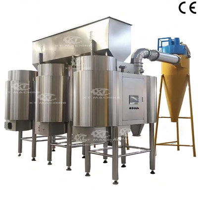 Machine de blanchiment de cacahuètes à haute vitesse entièrement automatique sans poudre et surface lisse