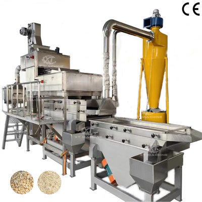 Un bon prix. Machine à hacher les arachides d'amande en acier inoxydable pour la production de arachides de miel Taille de arachides hachées de 1,8 à 2,5 mm en ligne