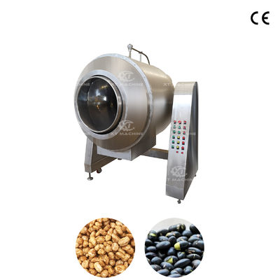 Un bon prix. Vente directe d'usine Machine à frire les cacahuètes Machine à rôtir les graines en tambour en ligne
