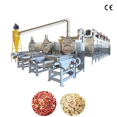 Un bon prix. Machine à blanchir et fendre les cacahuètes de haute précision personnalisable Machine à blanchir les cacahuètes grillées en ligne
