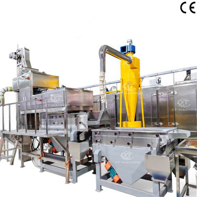 Un bon prix. Machine à éplucher les cacahuètes fendues entièrement automatique 600-800kg/h, blanchisseur d'air pour cacahuètes pour l'industrie alimentaire en ligne