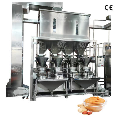 Un bon prix. Machine de broyage industrielle de beurre de cacahuète Tahini Broyeur de cacao pour usines de transformation alimentaire en ligne