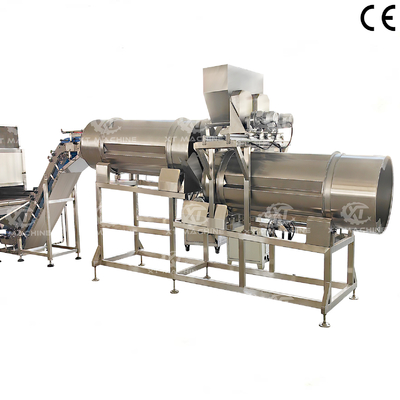 Un bon prix. Machine d'aromatisation à double tambour 500kg/h en acier inoxydable S304 en ligne