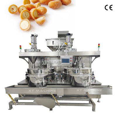 500-1000 kg/h Machine de fabrication de hamburgers à base de cacahuètes revêtue avec commande PLC