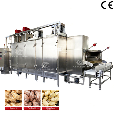 Un bon prix. Machine de torréfaction continue de noix 500 kg/h en acier inoxydable à commande PLC en ligne