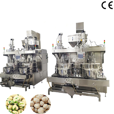 Un bon prix. Double Station Peanut Coating Machine 500-1000kg/h SUS304 en ligne