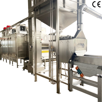Un bon prix. Usine de transformation de blanchiment d'arachides grillées SS304 avec un taux de blanchiment de 98 % en ligne