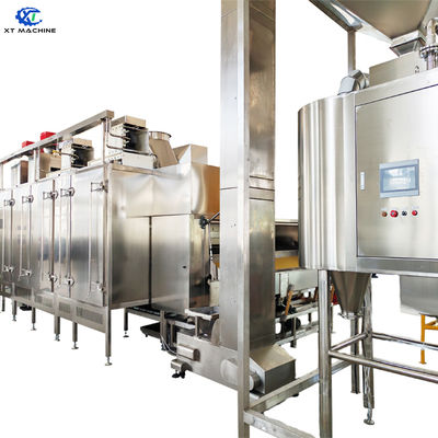 Ligne de production d'arachides blanchies 1000-1200 kg/h adaptée à une utilisation en usine