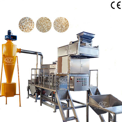 Un bon prix. Machine à hacher les noix en quatre étapes avec chauffage au gaz GNL/GPL pour concasser les cacahuètes, amandes et noix de cajou en ligne